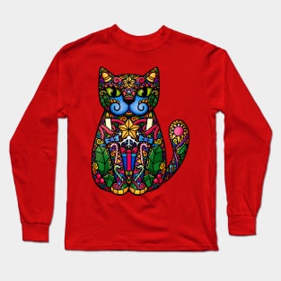 Christmas Cat Long Sleeve T-Shirt